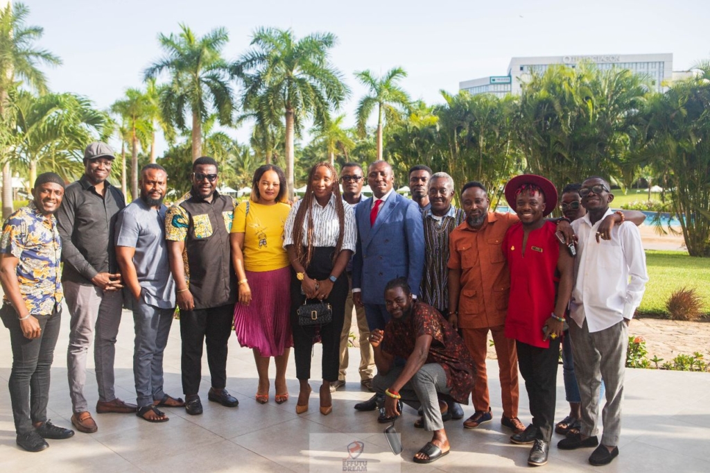 Afenyo-Markin fetes cast and crew of 'the gods are not to blame'