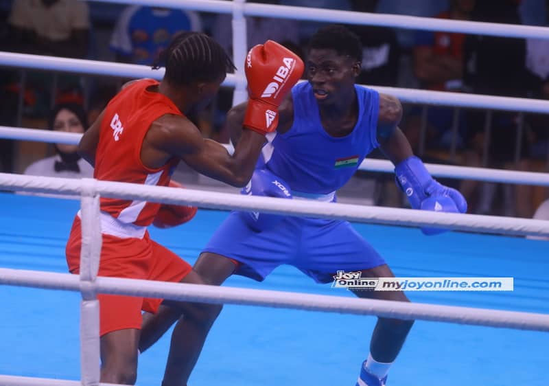 Photos: Boxing competition from Bukom Boxing Arena at 13th African Games