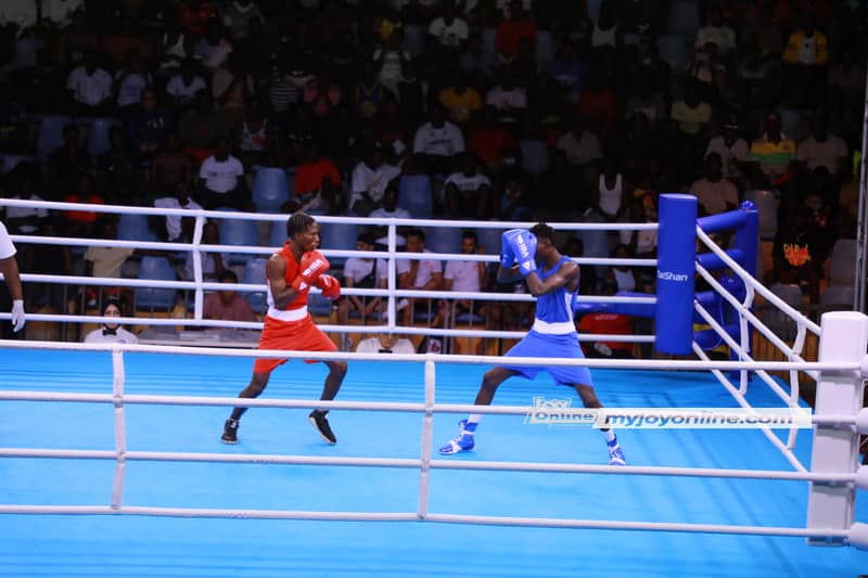 Photos: Boxing competition from Bukom Boxing Arena at 13th African Games