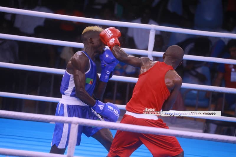 Photos: Boxing competition from Bukom Boxing Arena at 13th African Games