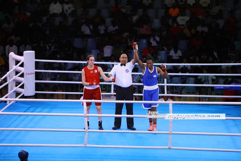 Photos: Boxing competition from Bukom Boxing Arena at 13th African Games