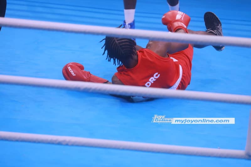 Photos: Boxing competition from Bukom Boxing Arena at 13th African Games