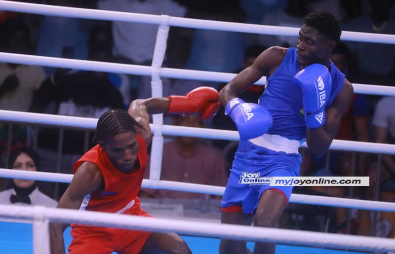 Photos: Boxing competition from Bukom Boxing Arena at 13th African Games