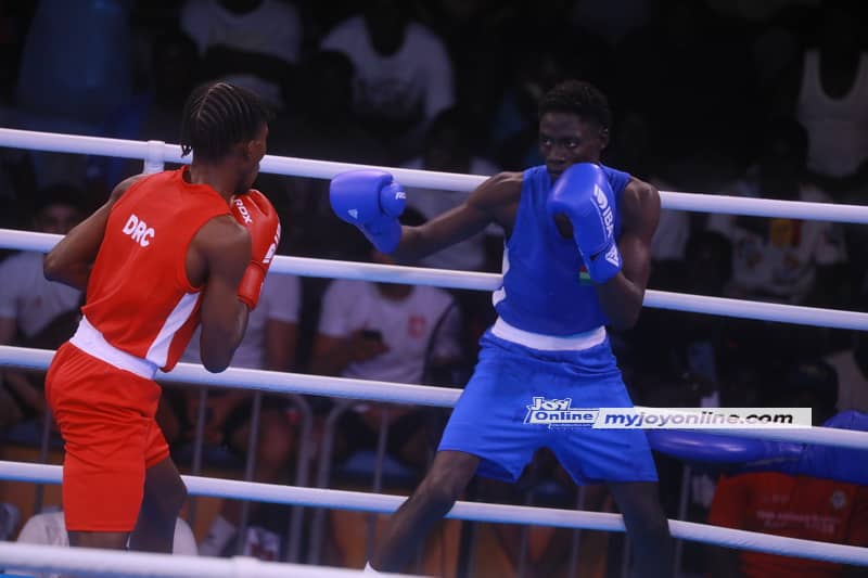 Photos: Boxing competition from Bukom Boxing Arena at 13th African Games