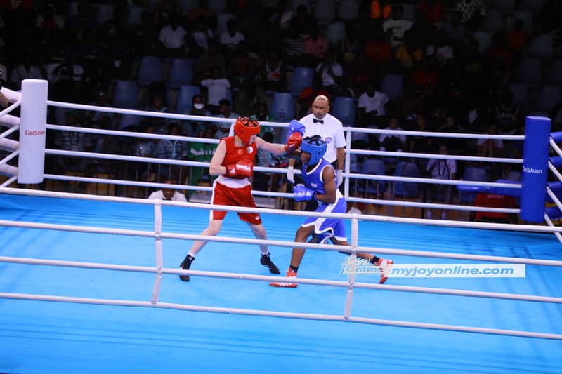 Photos: Boxing competition from Bukom Boxing Arena at 13th African Games