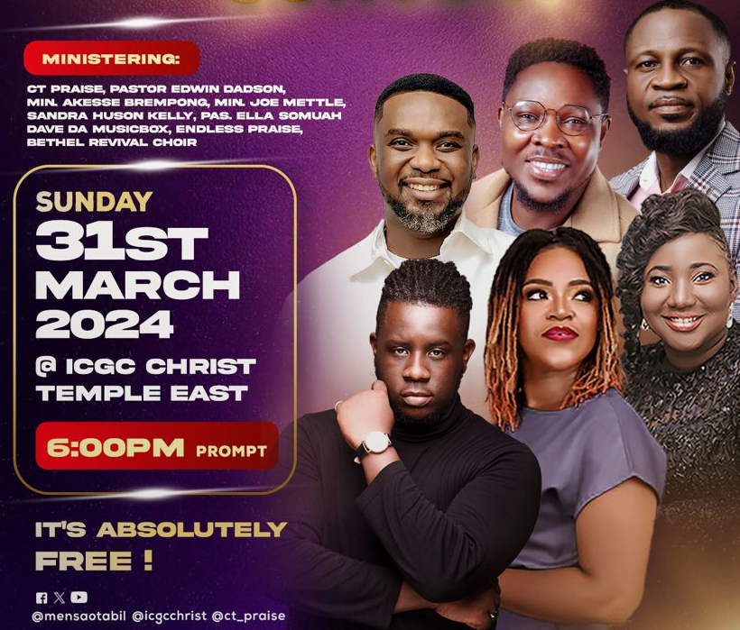 ICGC Christ Temple East presents 'He Lives Concert' featuring CT Praise and renowned artists