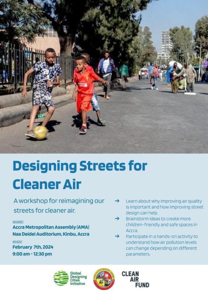Clean Air Fund, Korley Klottey partner to design streets for cleaner air in schools