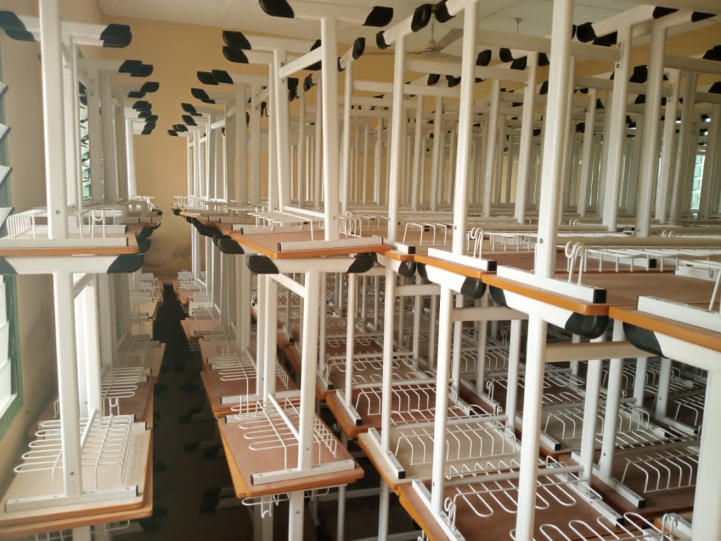 Asuom Senior High gets 400 tables and chairs from Ministry of Education