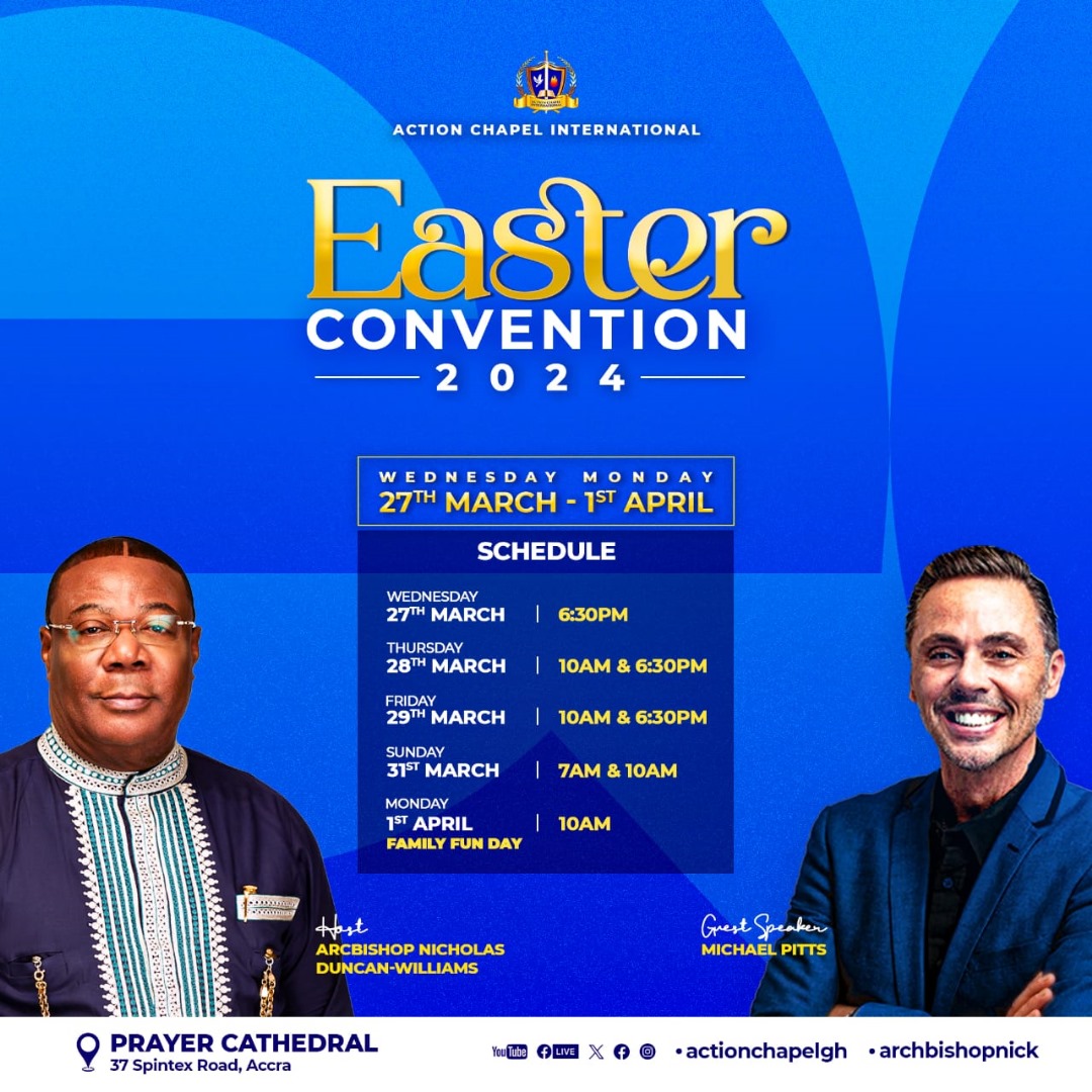 Action Chapel International to host 2024 Easter Convention - Vimarsana News
