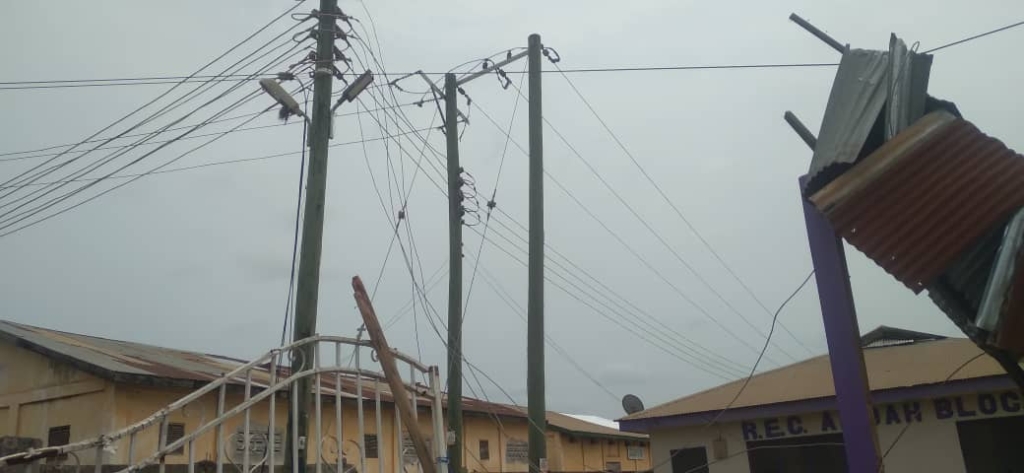 Students at Ejisu SHTS displaced as rainstorm damages boys' dormitory roof