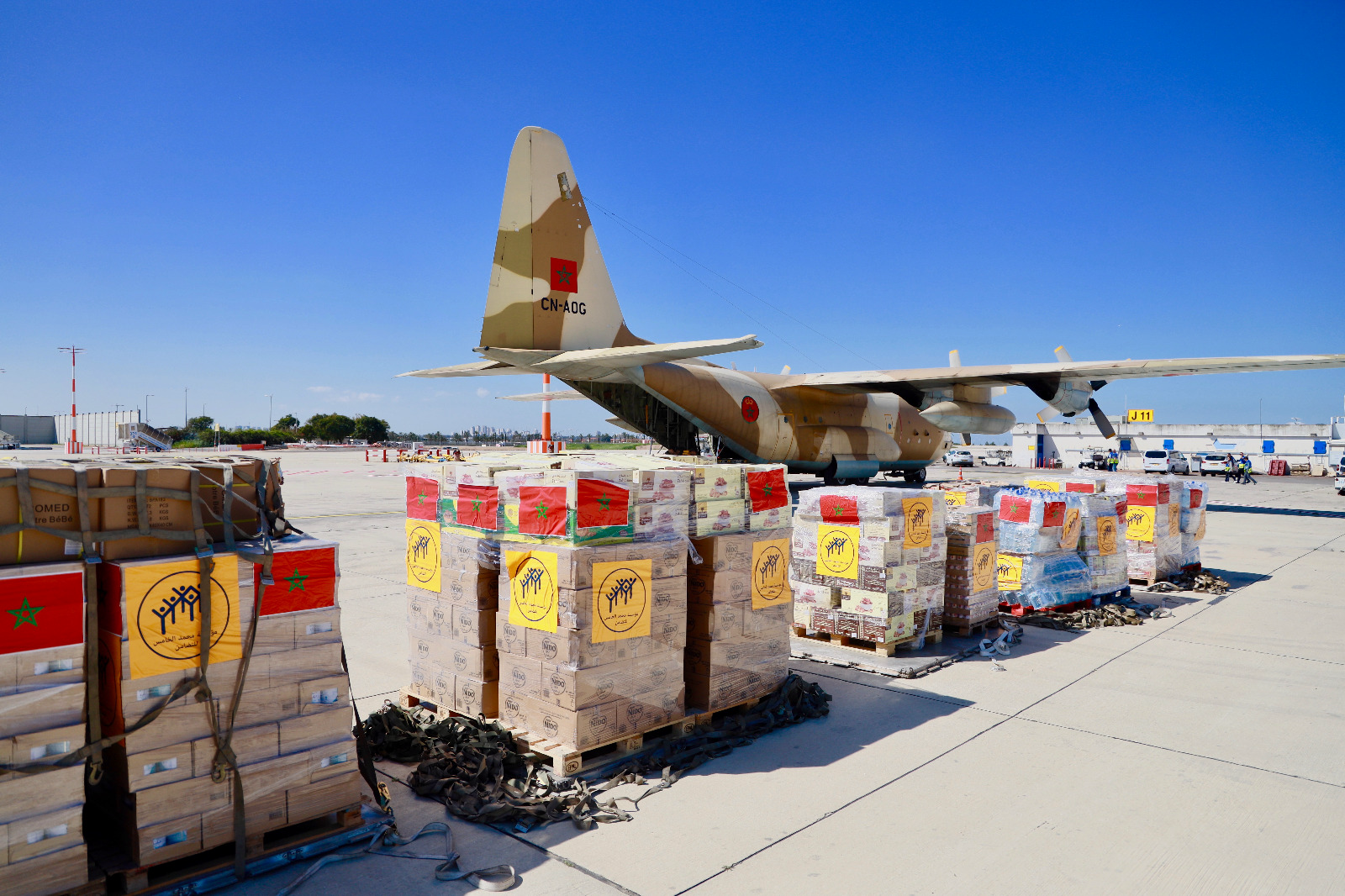 On King Mohammed VI's instructions, humanitarian Aid for Gaza and Al Quds population deployed - Vimarsana News