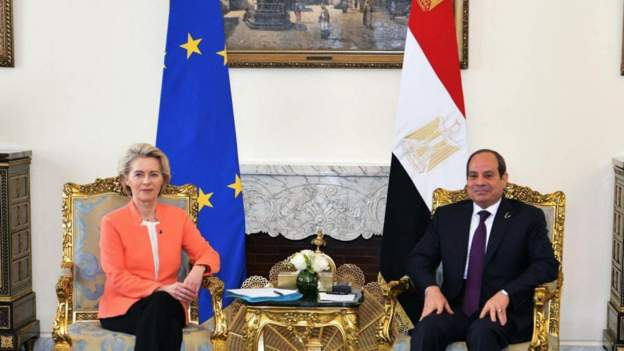 EU and Egypt sign $8bn deal to curb migration