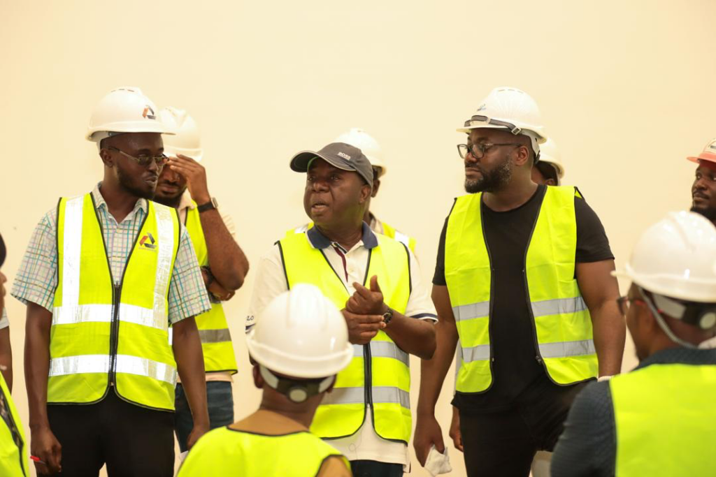 GNPC leadership inspect progress of new Takoradi office, a promise by Akufo-Addo