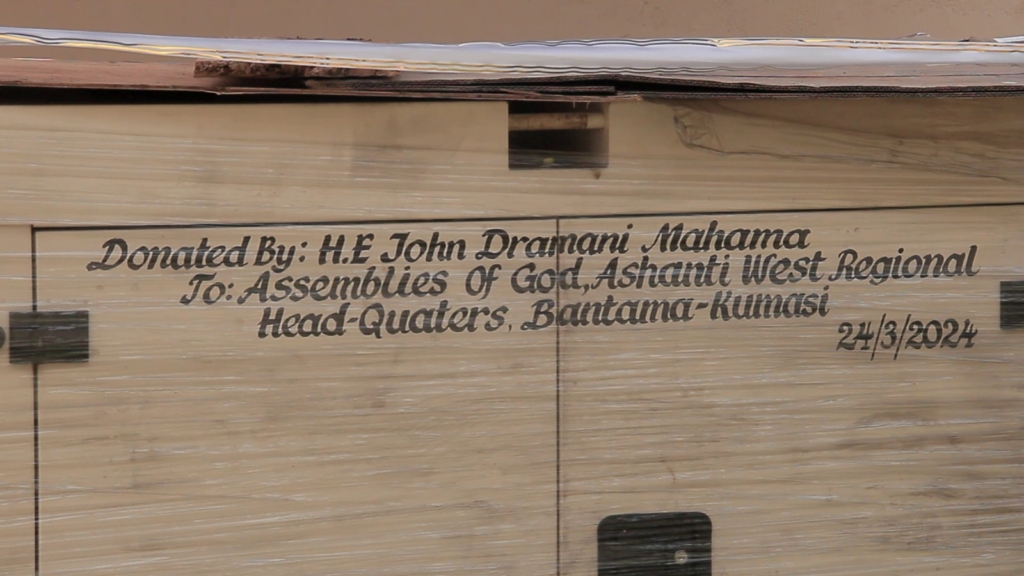 Mahama donates power plant to Assemblies of God church in Kumasi