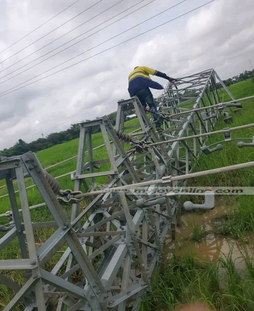 Thieves attack ECG high-tension towers in Ejisu