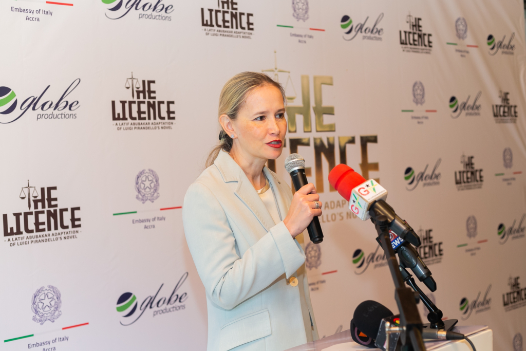 Latif Abubakar partners Italian Embassy to stage 'The Licence'