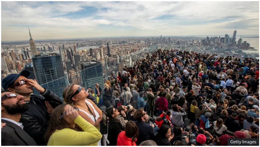 Total solar eclipse: Continent watches in wonder during once-in-a-lifetime event - Vimarsana News