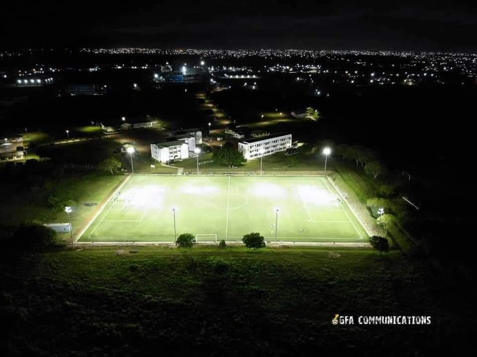 GFA commissions first set of floodlights at Ghanaman Soccer Centre of Excellence
