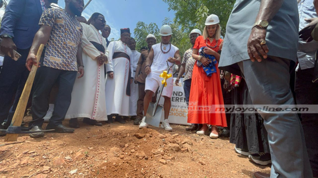 Ja Rule breaks ground for construction of classroom block at Nuaso