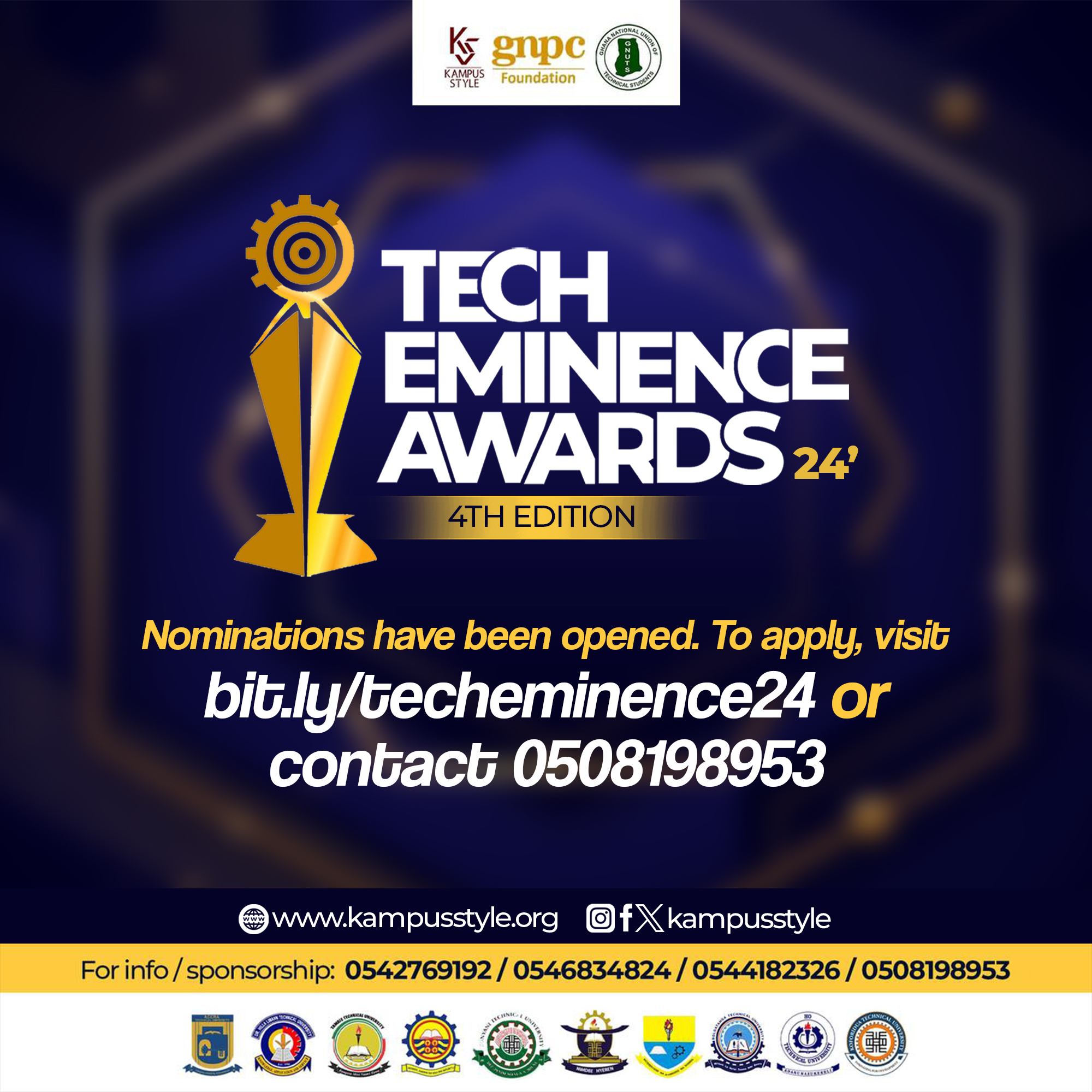 Nominations open for Tech Eminence Awards 2024 - Vimarsana News