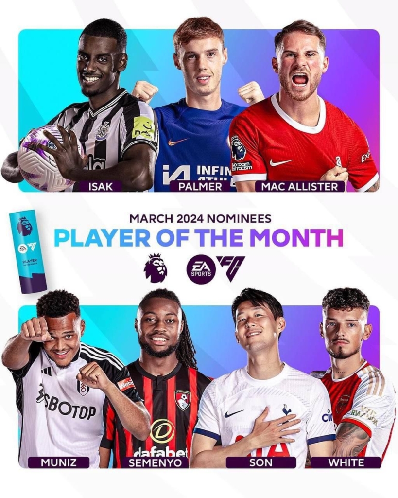 Premier League: Ghana's Antoine Semenyo nominated for March Player of the Month