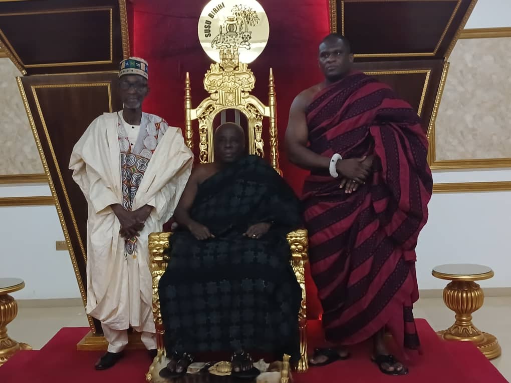 Adoagyiri Zongo chiefs call on Okyehene, reaffirm allegiance to Okyeman