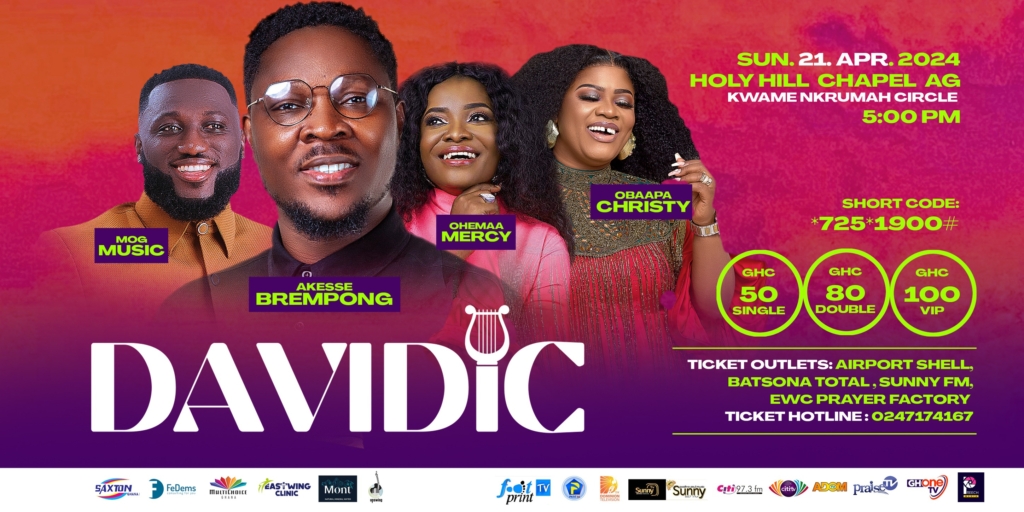 Akesse Brempong to hold 'Davidic' concert on April 21