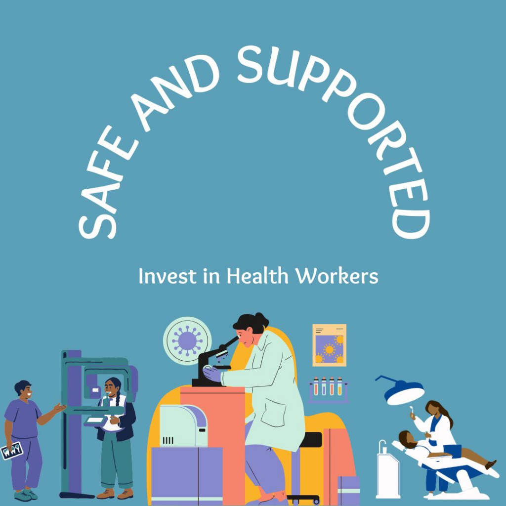 Creating a safe and supported environment for healthcare workers