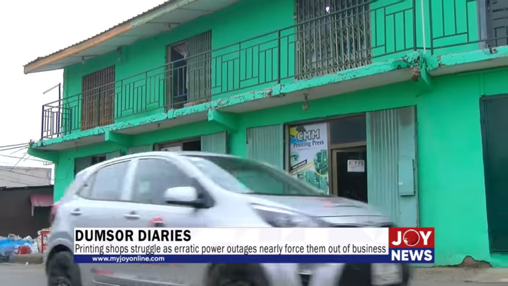 Dumsor Diaries: Printing press operators struggle to stay in business due to erratic power outages