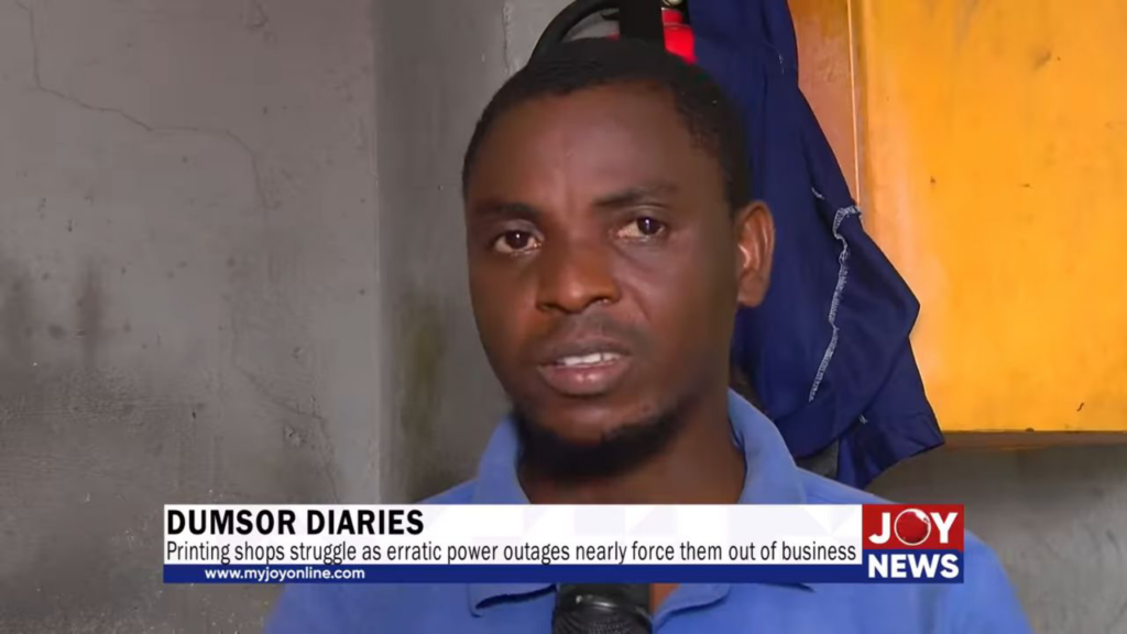 Dumsor Diaries: Printing press operators struggle to stay in business due to erratic power outages