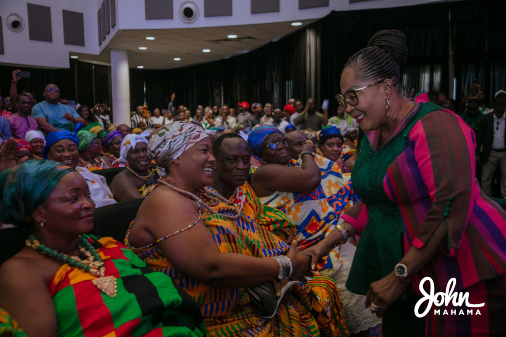 See colourful outdoor of Prof Naana Opoku-Agyemang as NDC's running mate