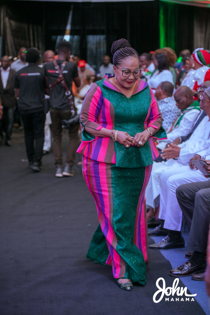 See colourful outdoor of Prof Naana Opoku-Agyemang as NDC's running mate