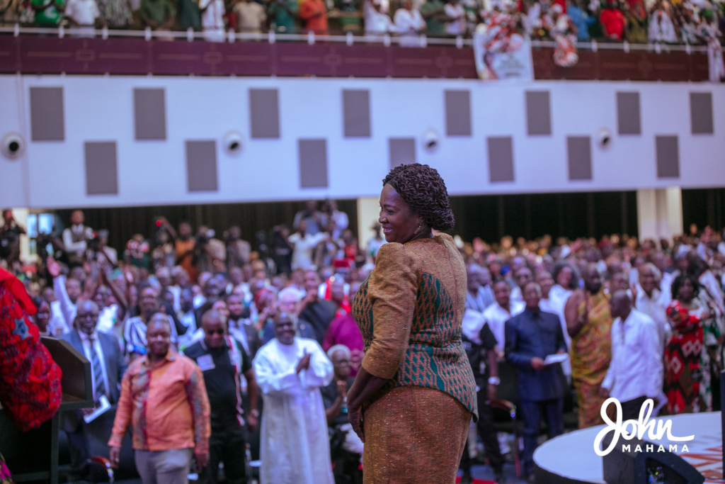 See colourful outdoor of Prof Naana Opoku-Agyemang as NDC's running mate