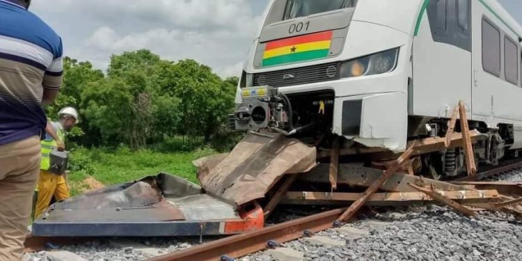 New Ghana train on test run involved in accident