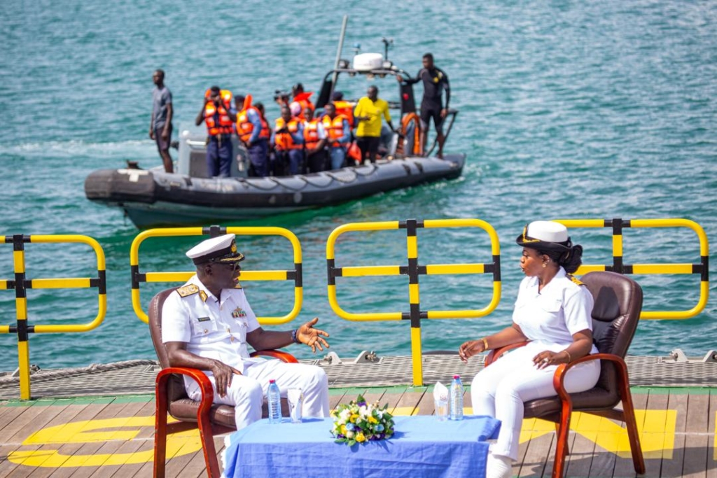 Joy Prime’s Prime Morning celebrates May Day with gallant Officers of Ghana Navy