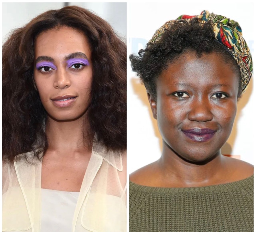 Solange Knowles (left) and Nuotama Bodomo were behind the screening of ‘You Hide Me’