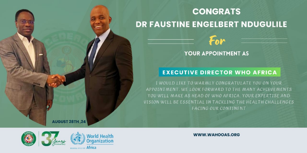 Tanzania's Dr. Ndugulile to succeed Dr. Matshidiso Moeti as WHO Africa Director