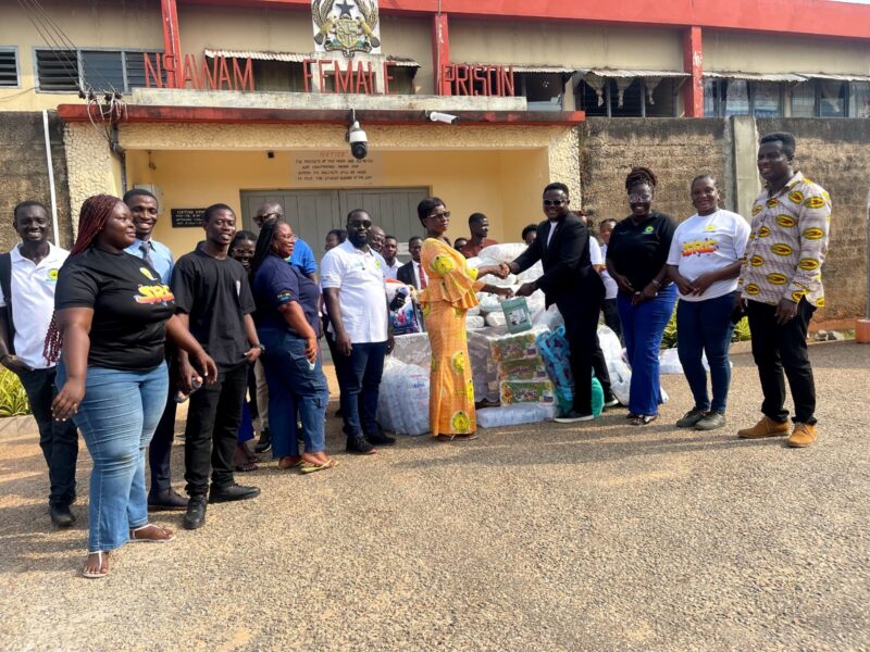 Kings University College SRC donates to Nsawam Medium Security Prison