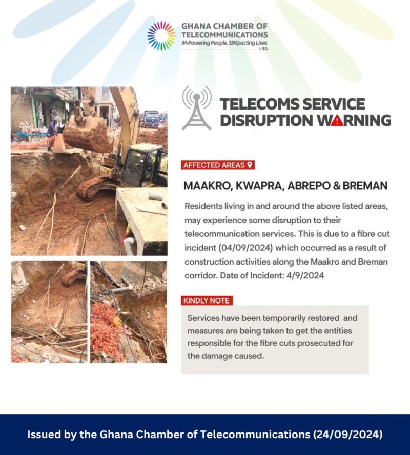 Telecom Chamber raises alarm over frequent fibre cuts; calls for legal action against culprits