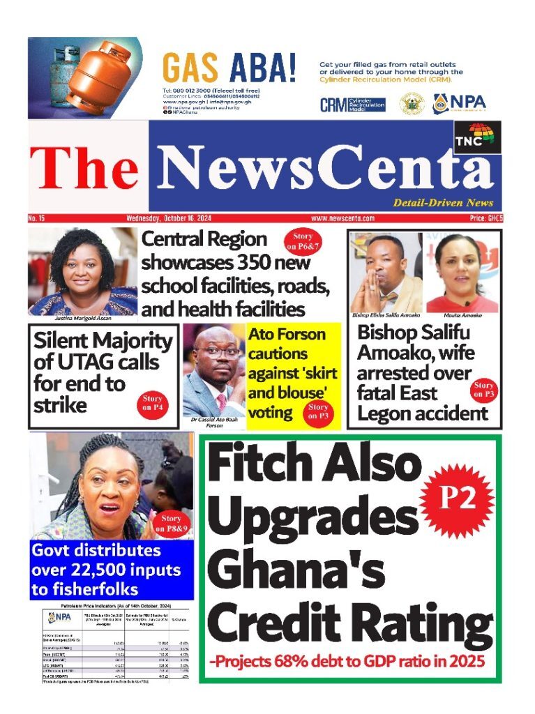 Today's front pages: Wednesday, October 16, 2024