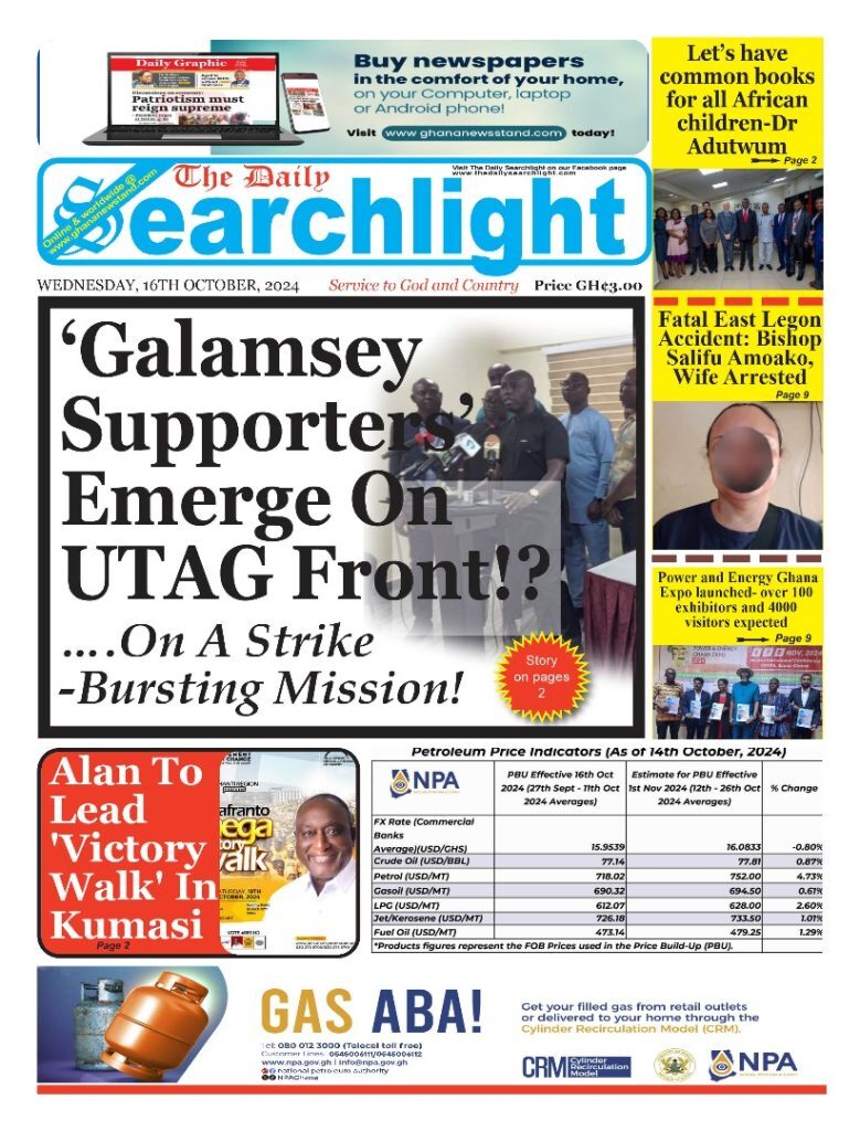 Today's front pages: Wednesday, October 16, 2024