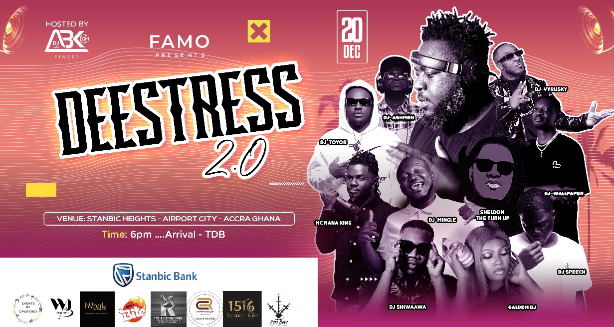Get Ready for DeeStress 2.0: A Night of Unforgettable Fun at Stanbic Heights on December 20!