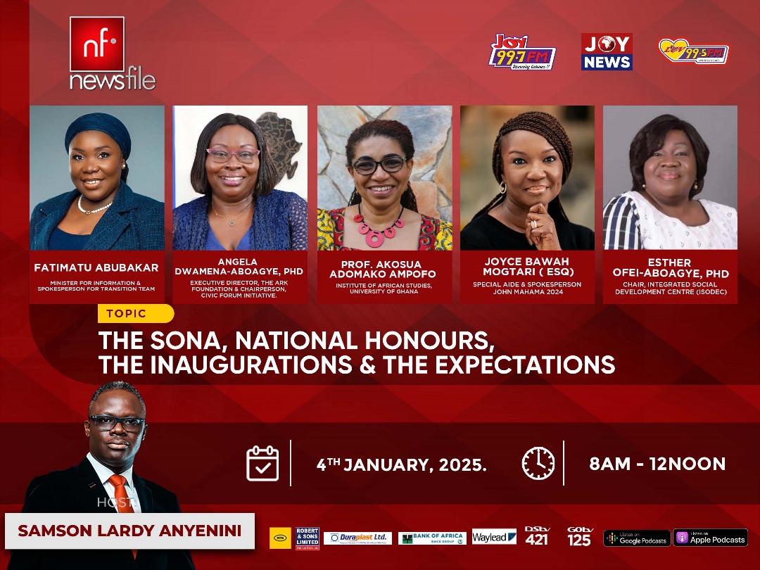 Livestream Newsfile discusses SONA, National Honours and presidential