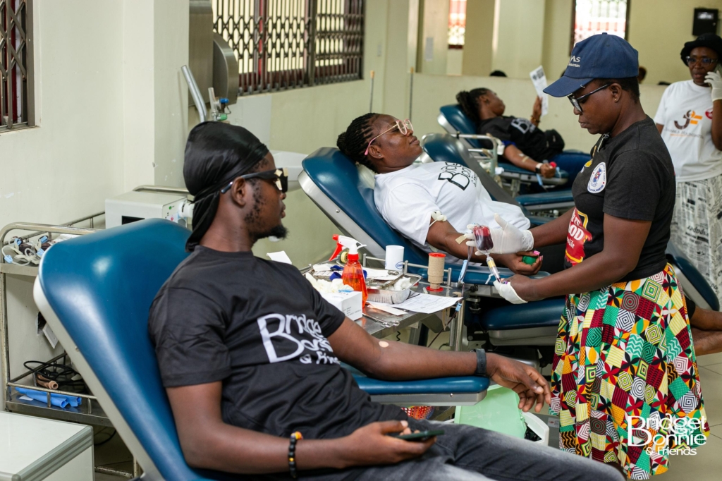 5th edition of the Bridget Bonnie and Friends Blood Donation held at National Blood Bank – MyJoyOnline