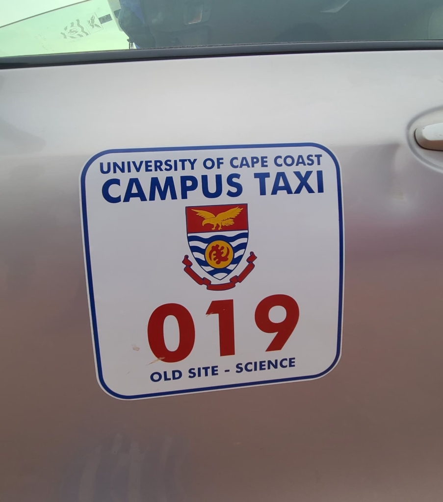 UCC SRC provides free taxi identification stickers to drivers – MyJoyOnline
