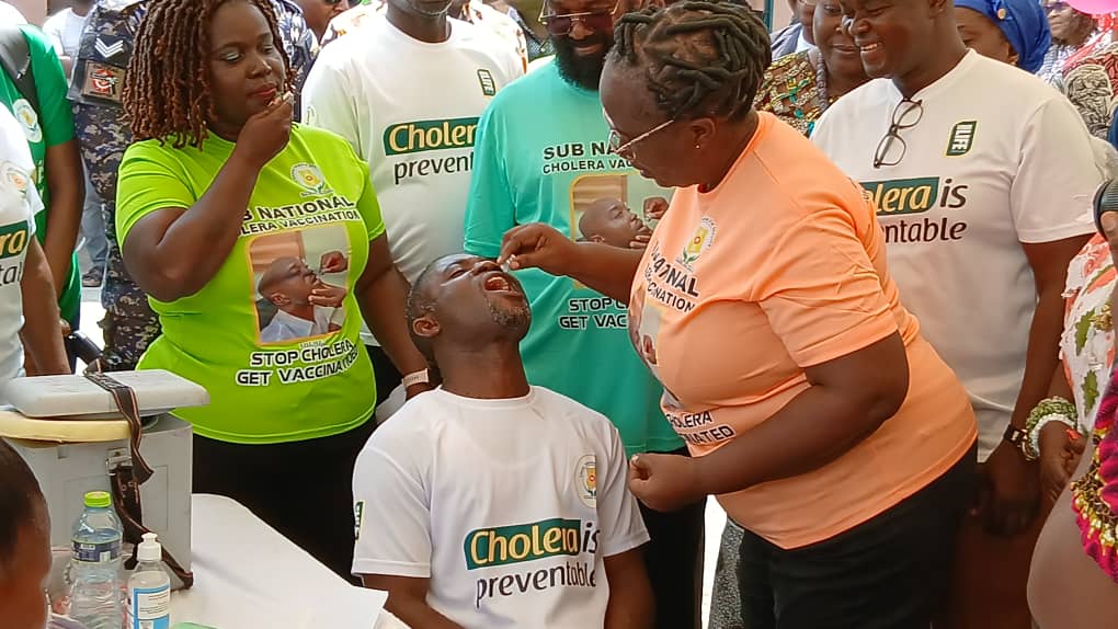 Mintah Akandoh takes Cholera vaccine to dispel myths – MyJoyOnline
