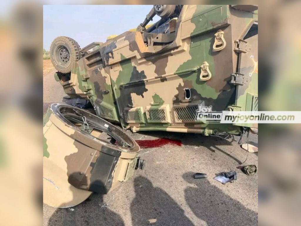 Soldier dead, others injured in armored vehicle crash near Bawku – MyJoyOnline