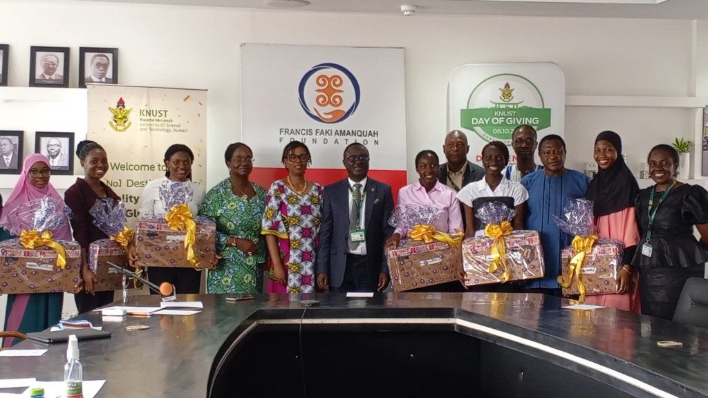 6 brilliant women in STEM at KNUST receive educational support from Francis Faki Amanquah Foundation – MyJoyOnline