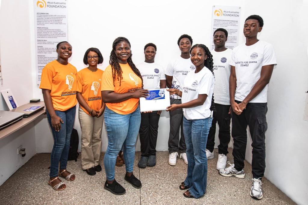 Gadgets4Ghana donates electronic gadgets to Akua Kuenyehia Foundation – MyJoyOnline