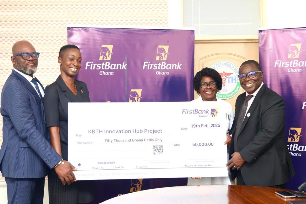 FirstBank Ghana donates GH¢50,000 to Korle Bu Teaching Hospital Innovation Hub – MyJoyOnline